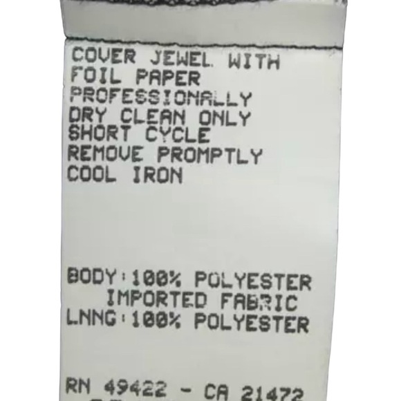 Jessica McClintock Gunne Sax Dress Vintage 90s Black Bling y2k Fairy Goth Witchy - Picture 13 of 15